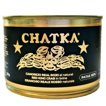 Carne de cangrejo real al natural Chatka 185 gr. (100% patas)