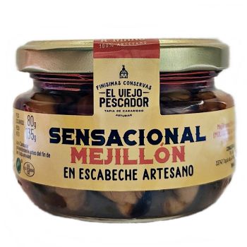 Mejillón en escabeche El Viejo Pescador 135gr